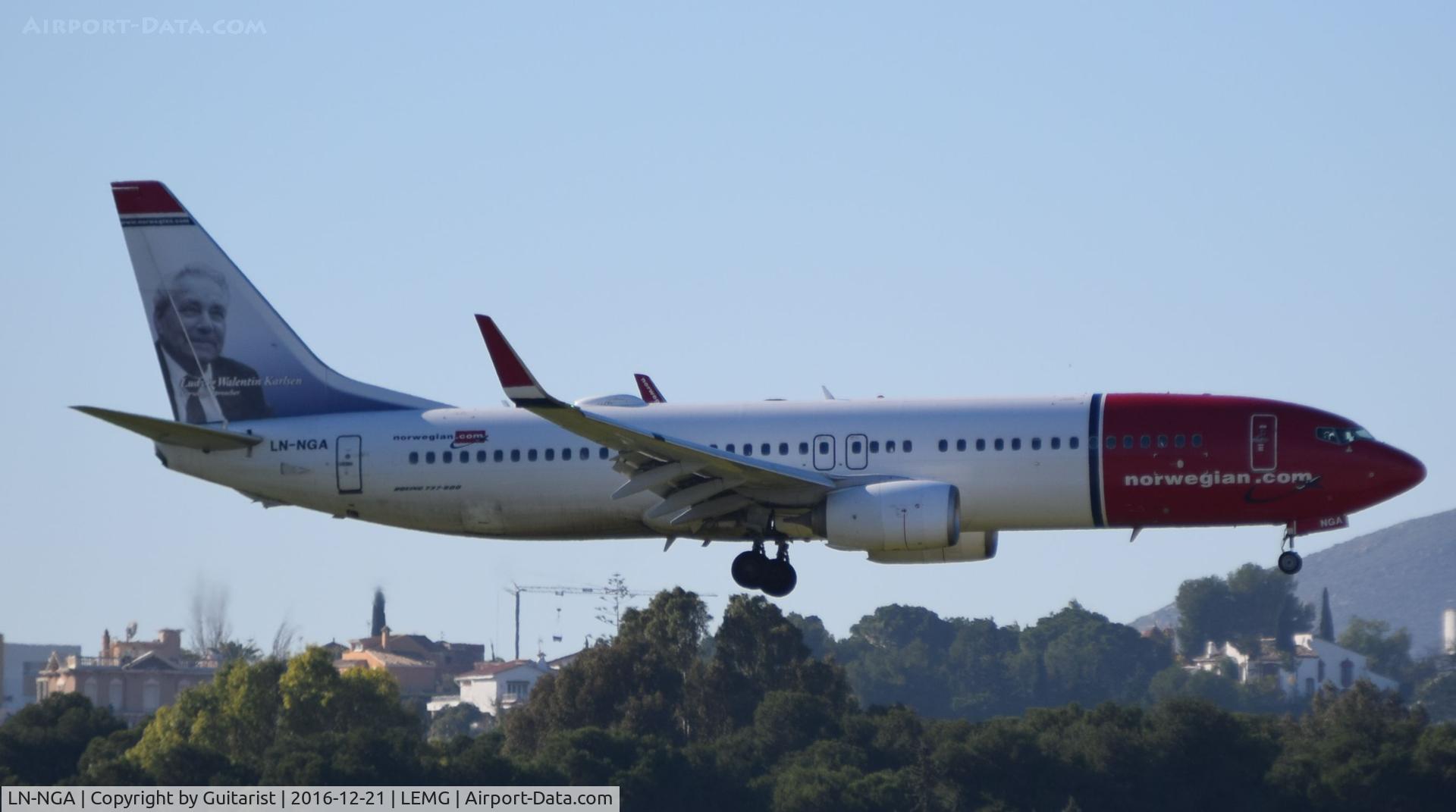 LN-NGA, 2012 Boeing 737-8JP C/N 39014, At Malaga