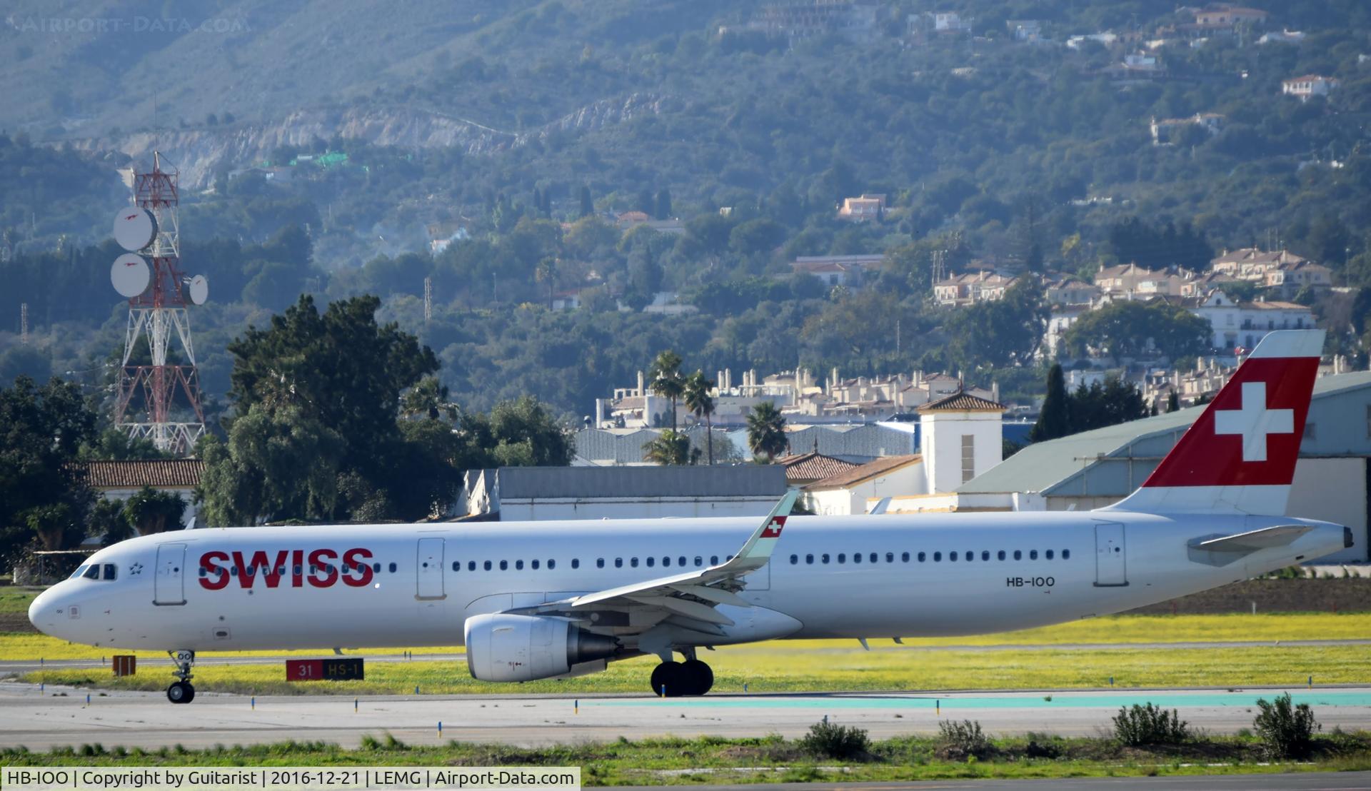 HB-IOO, 2016 Airbus A321-212 C/N 7007, At Malaga
