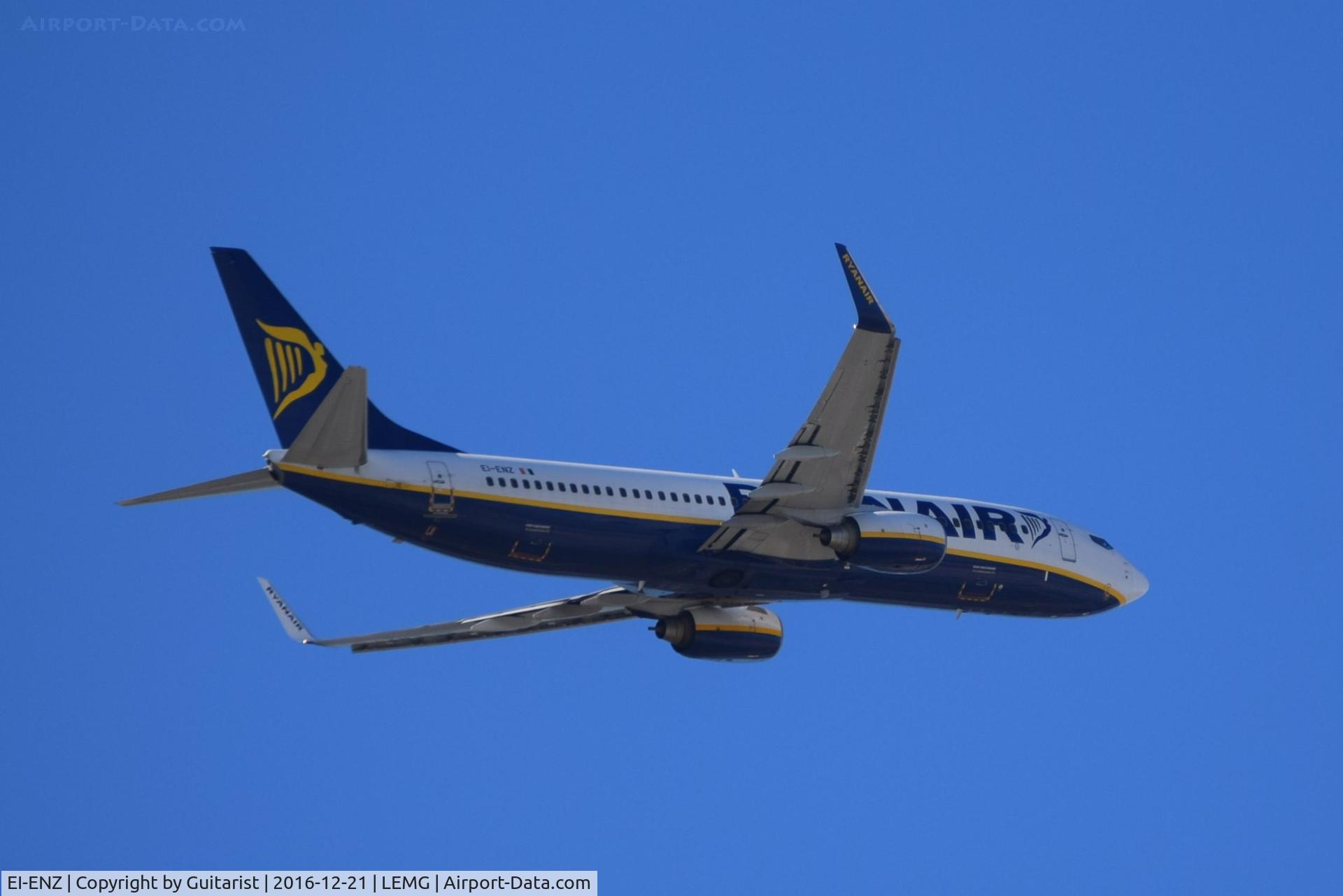 EI-ENZ, 2011 Boeing 737-8AS C/N 40308, At Malaga