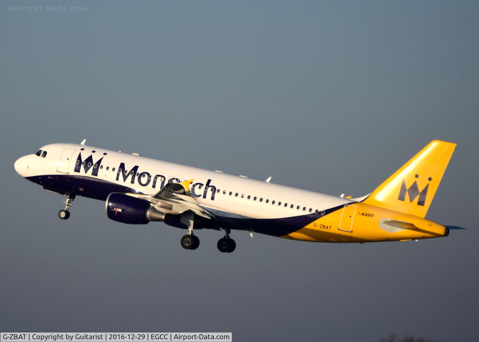 G-ZBAT, 2007 Airbus A320-214 C/N 3278, At Manchester