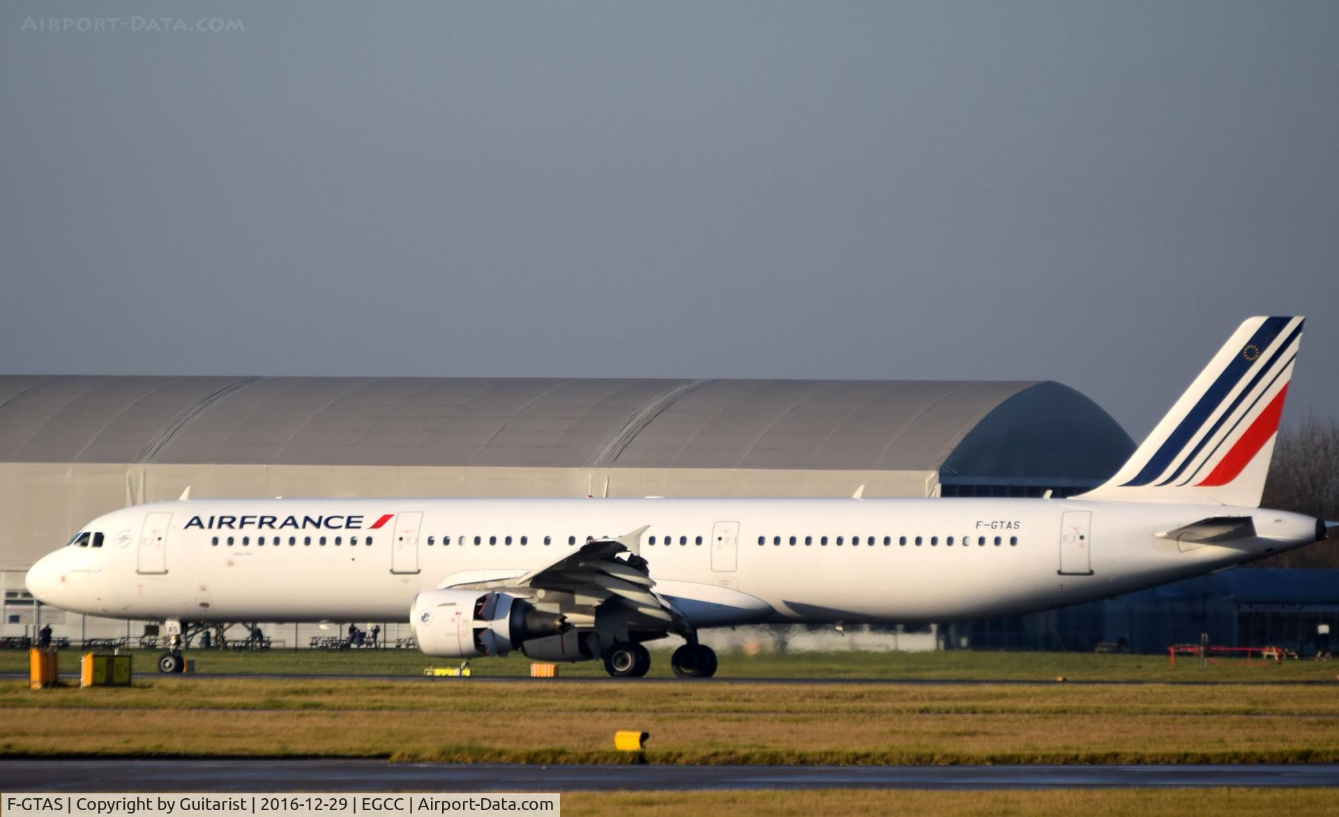 F-GTAS, 2008 Airbus A321-212 C/N 3419, At Manchester