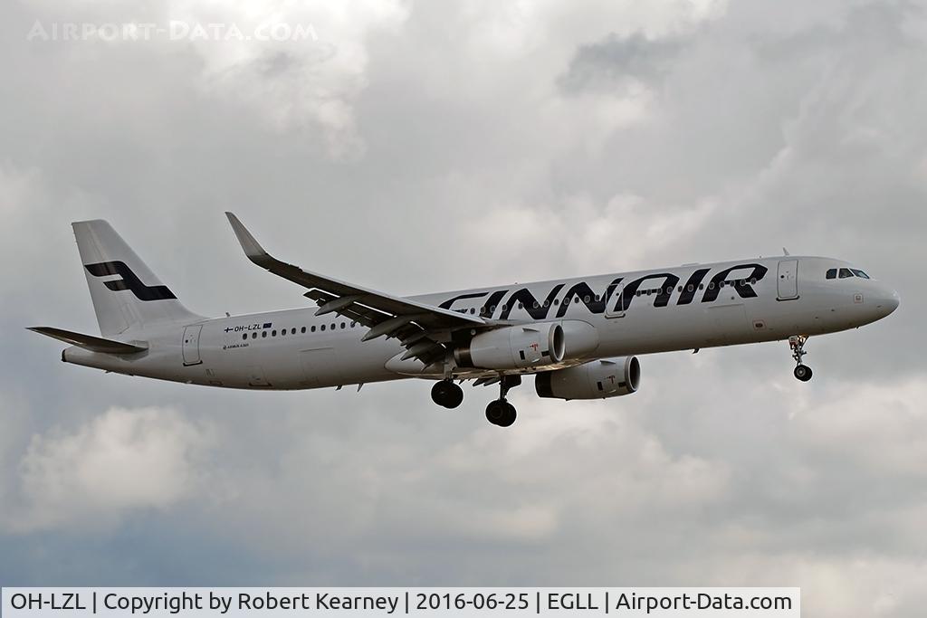OH-LZL, 2014 Airbus A321-231 C/N 6083, Arriving 27R