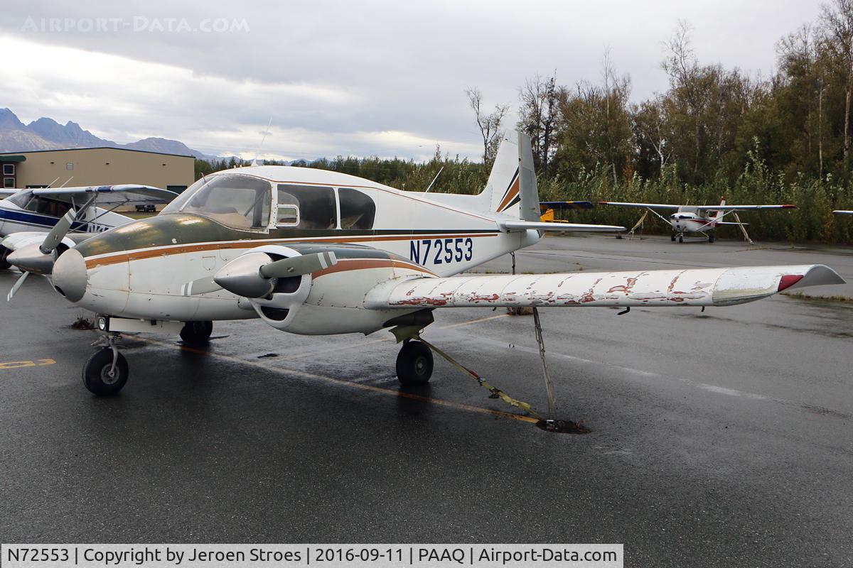 N72553, 1957 Piper PA-23 C/N 23-1031, Palmer
