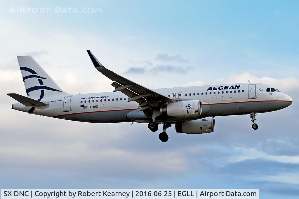 SX-DNC, 2016 Airbus A320-232 C/N 6961, Arriving 27R