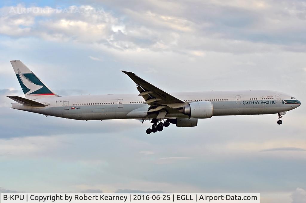 B-KPU, 2011 Boeing 777-367 C/N 39233, Arriving 27R