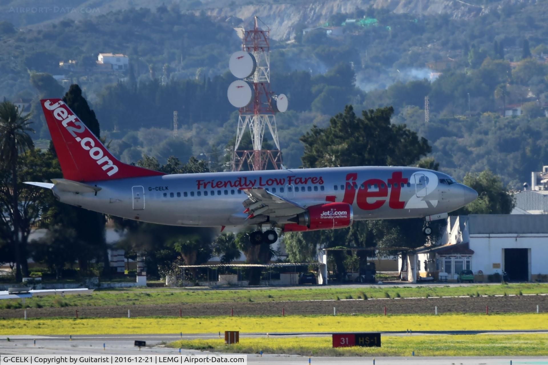 G-CELK, 1986 Boeing 737-330 C/N 23530, At Malaga