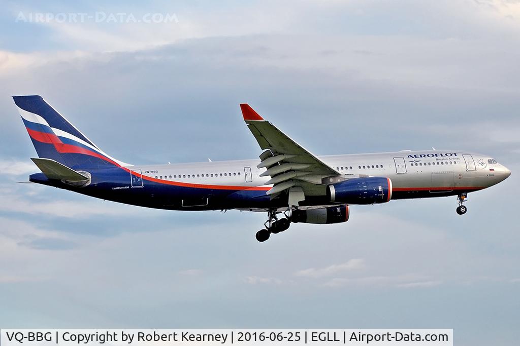 VQ-BBG, 2009 Airbus A330-243 C/N 1047, Arriving 27R