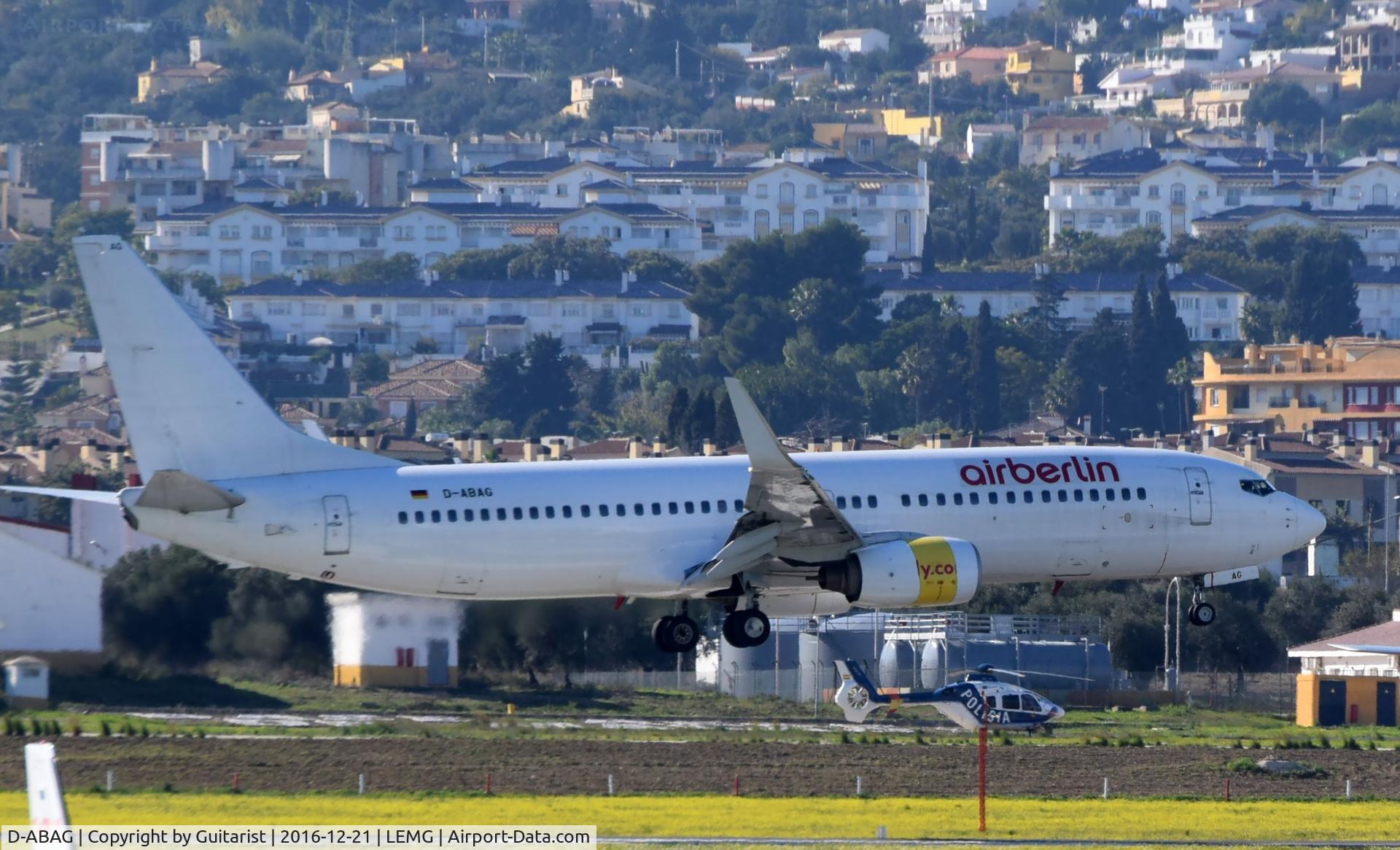 D-ABAG, 2001 Boeing 737-86J C/N 30879, At Malaga