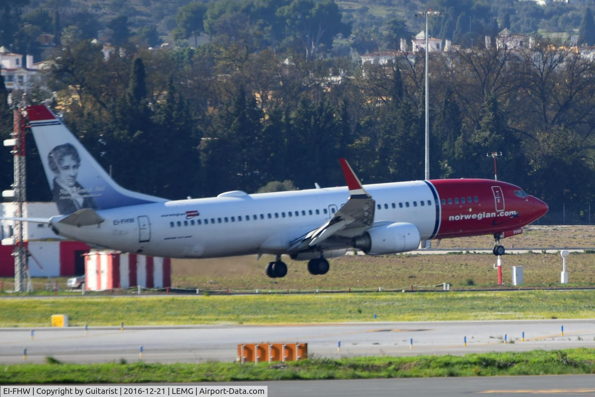 EI-FHW, 2011 Boeing 737-8JP C/N 39007, At Malaga