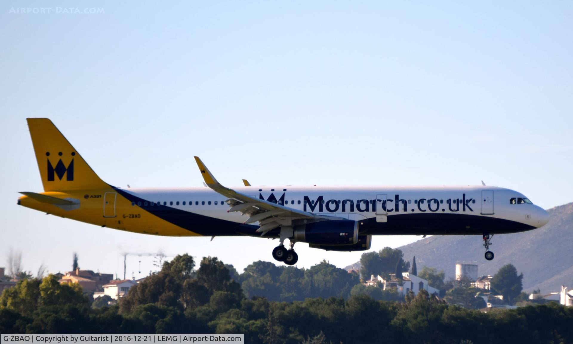 G-ZBAO, 2014 Airbus A321-231 C/N 6126, At Malaga