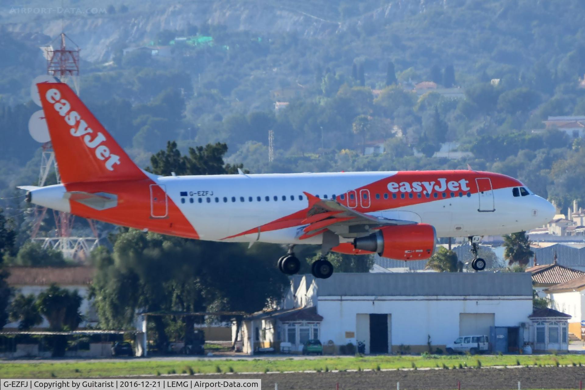 G-EZFJ, 2009 Airbus A319-111 C/N 4040, At Malaga