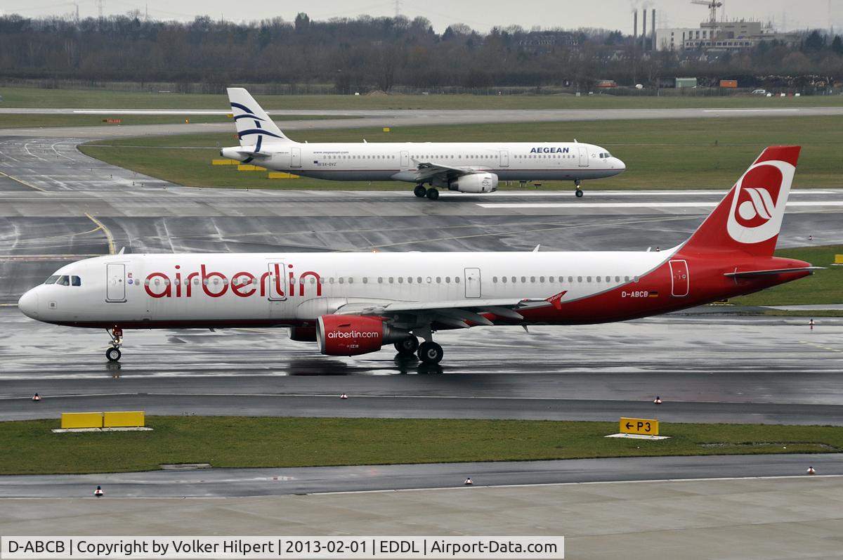 D-ABCB, 2008 Airbus A321-211 C/N 3749, at dus