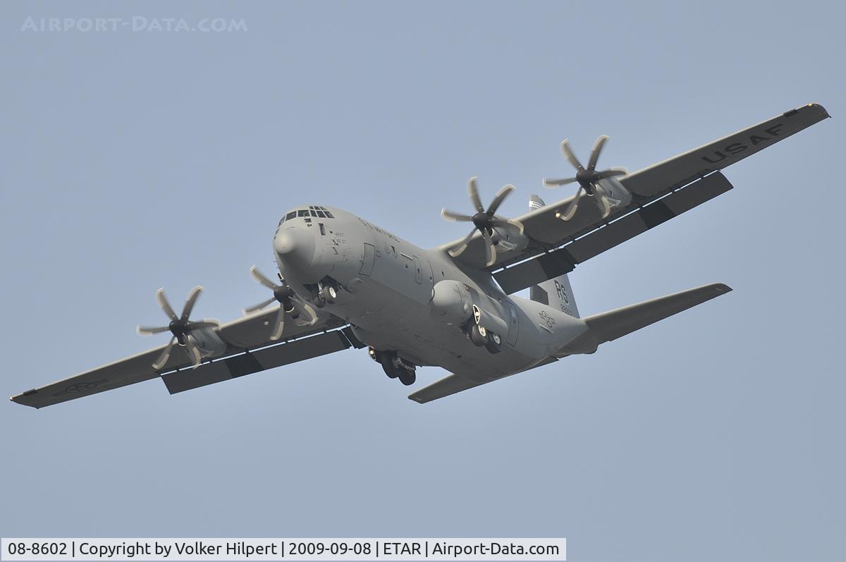 08-8602, 2008 Lockheed Martin C-130J-30 Super Hercules C/N 382-5611, at rms