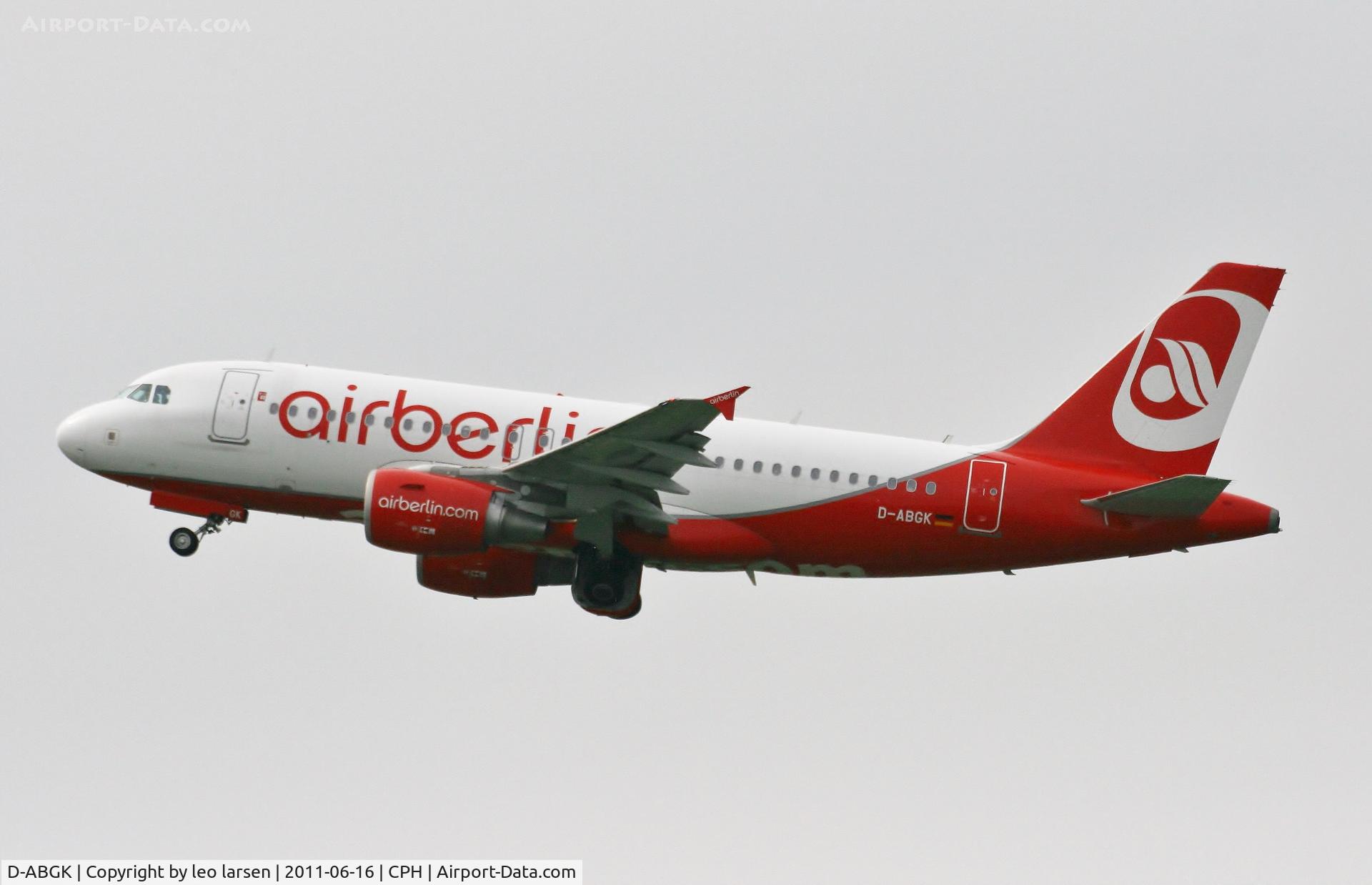 D-ABGK, 2008 Airbus A319-112 C/N 3447, Copenhagen 16.6.11