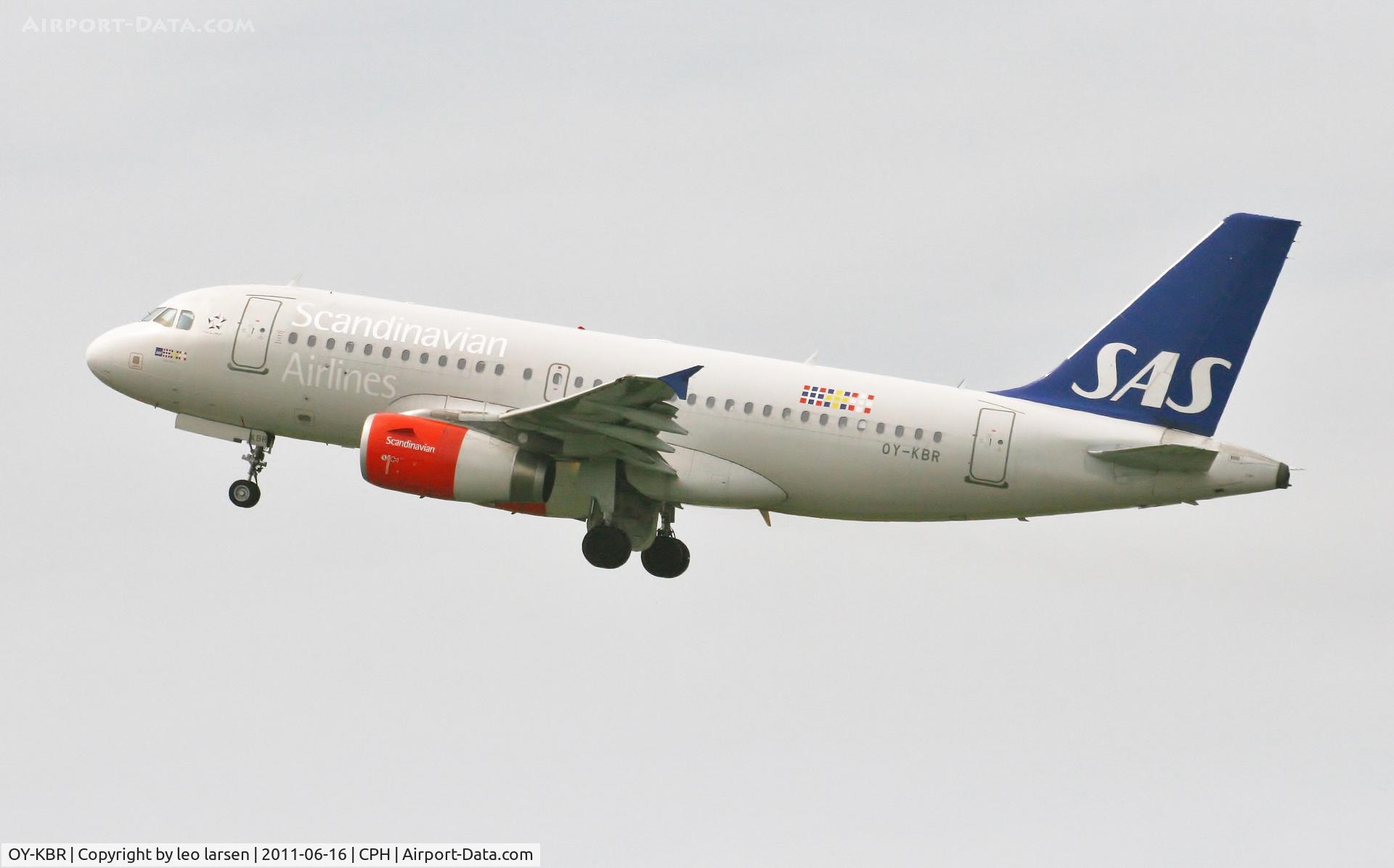 OY-KBR, 2007 Airbus A319-132 C/N 3231, Copenhagen 16.6.11