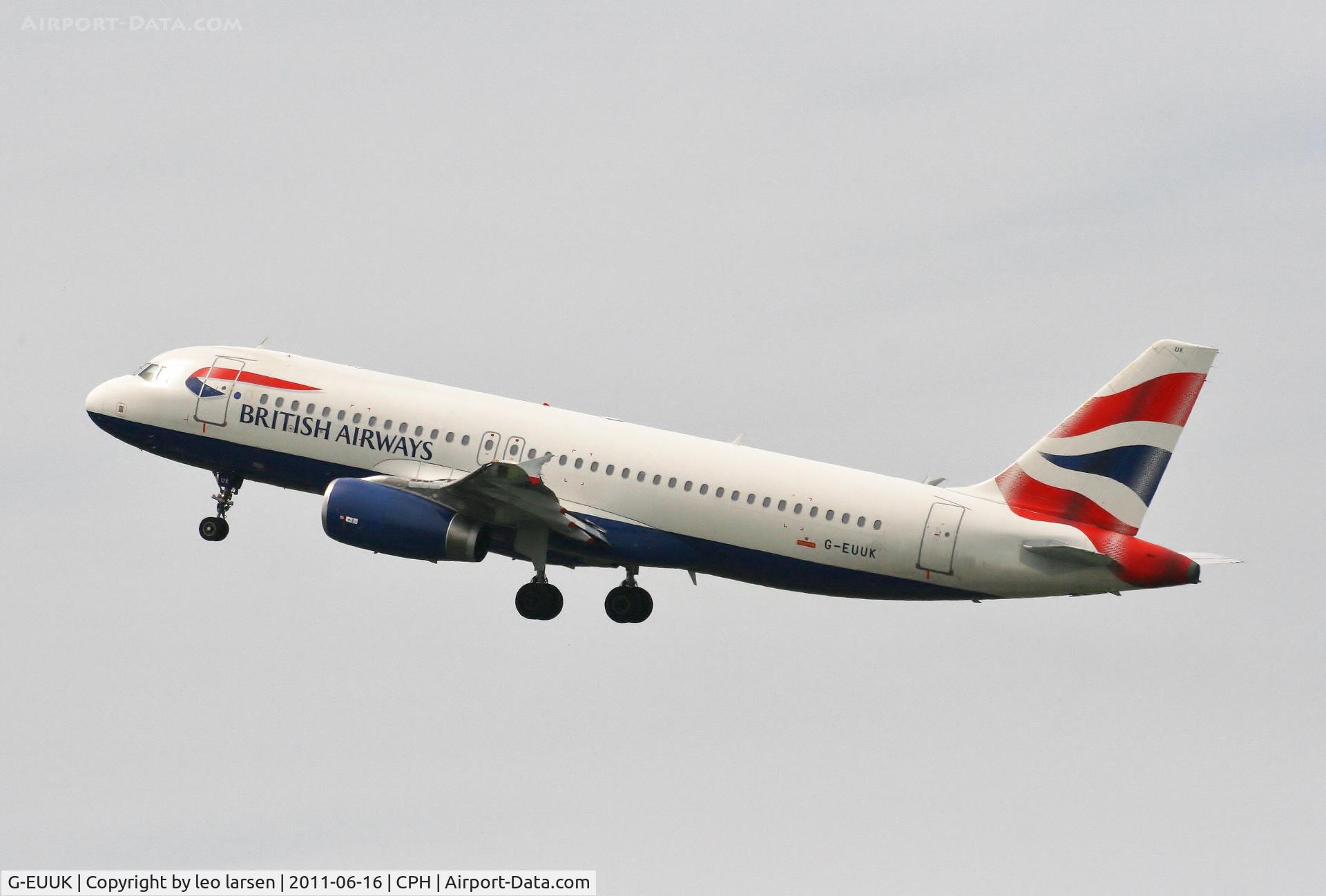 G-EUUK, 2002 Airbus A320-232 C/N 1899, Copenhagen 16.6.11