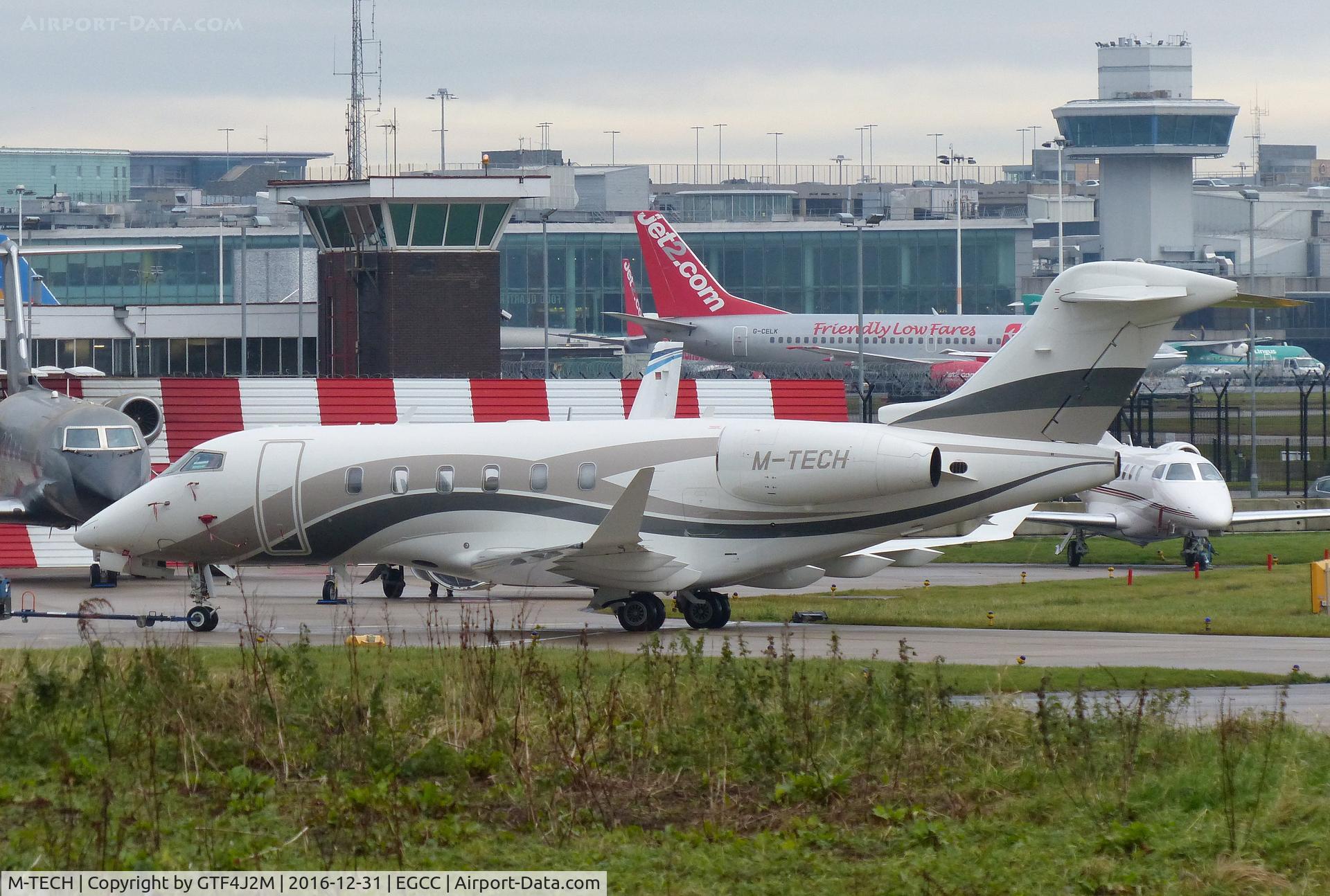 M-TECH, 2016 Bombardier Challenger 350 (BD-100-1A10) C/N 20621, M-TECH at Manchester 31.12.16