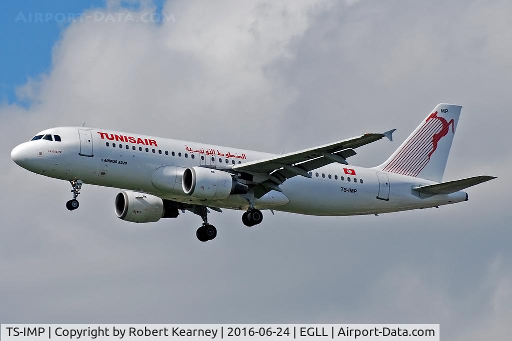 TS-IMP, 2002 Airbus A320-211 C/N 1700, Arriving 27R