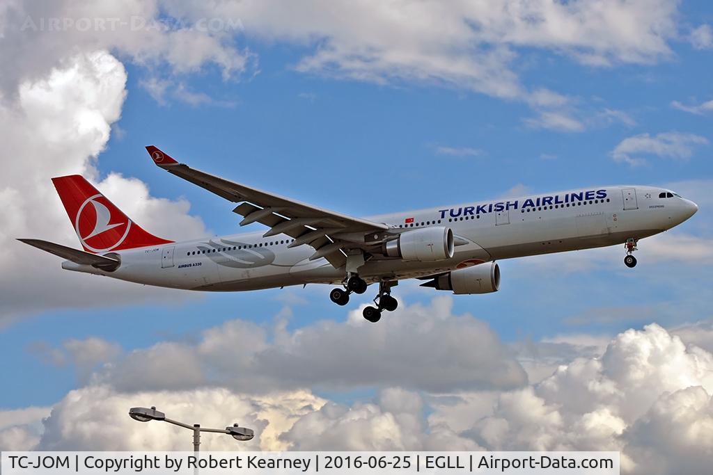 TC-JOM, 2014 Airbus A330-302 C/N 1499, Arriving 27R