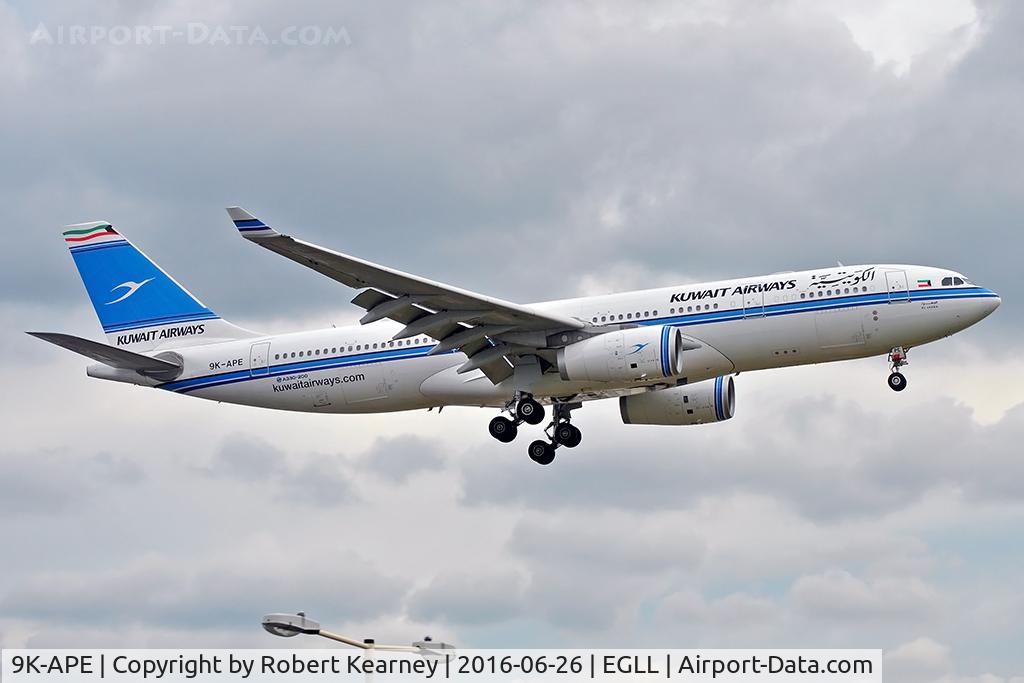 9K-APE, 2015 Airbus A330-243 C/N 1681, Arriving 27R
