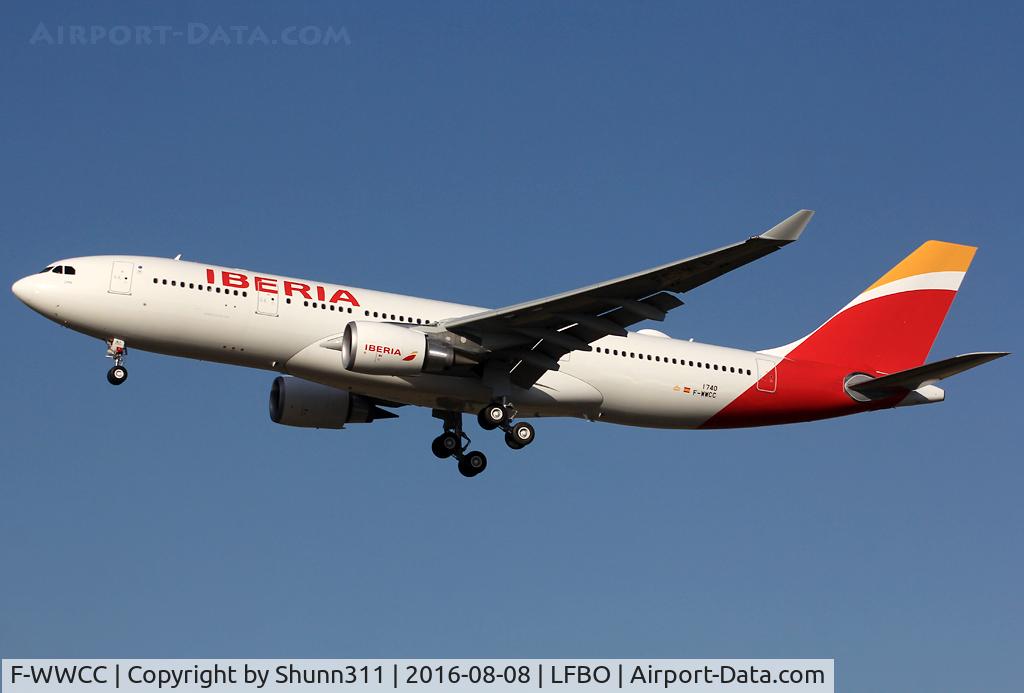 F-WWCC, 2016 Airbus A330-202 C/N 1740, C/n 1740 - To be EC-MLP