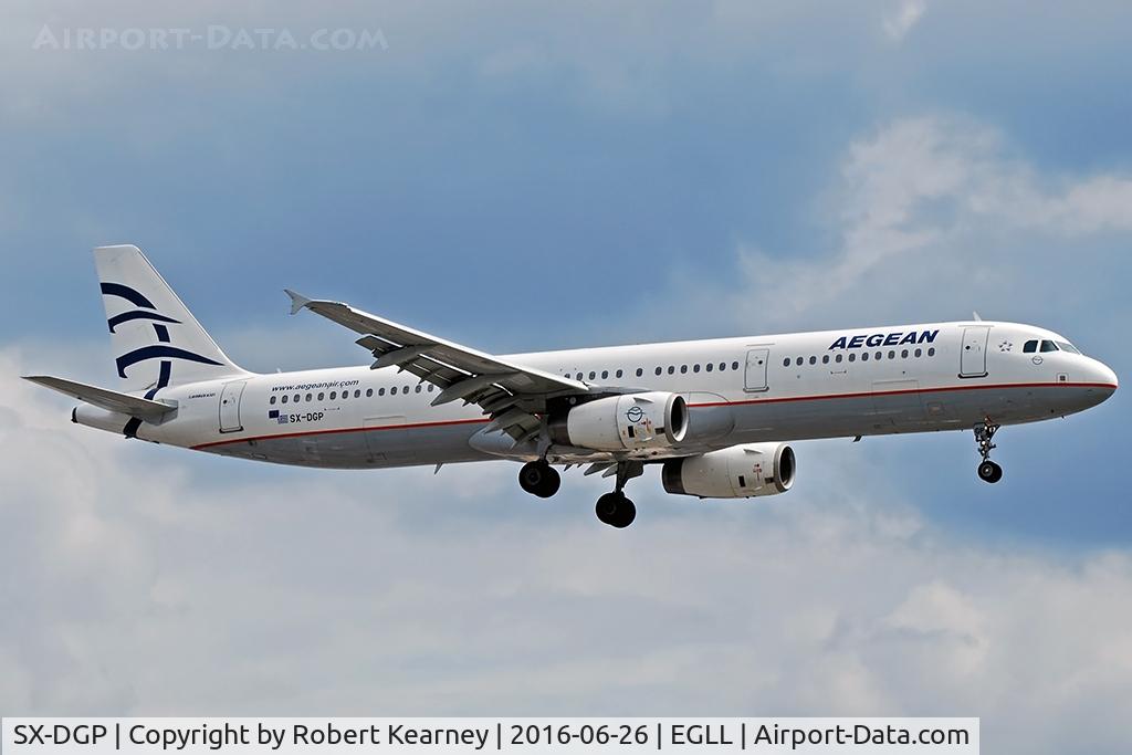 SX-DGP, 2007 Airbus A321-232 C/N 3302, Arriving 27R