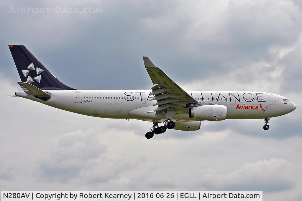 N280AV, 2013 Airbus A330-243 C/N 1400, Arriving 27R
