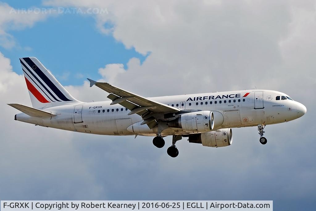 F-GRXK, 2006 Airbus A319-115LR C/N 2716, Arriving 27R