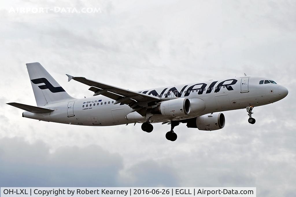 OH-LXL, 2003 Airbus A320-214 C/N 2146, Arriving 27R