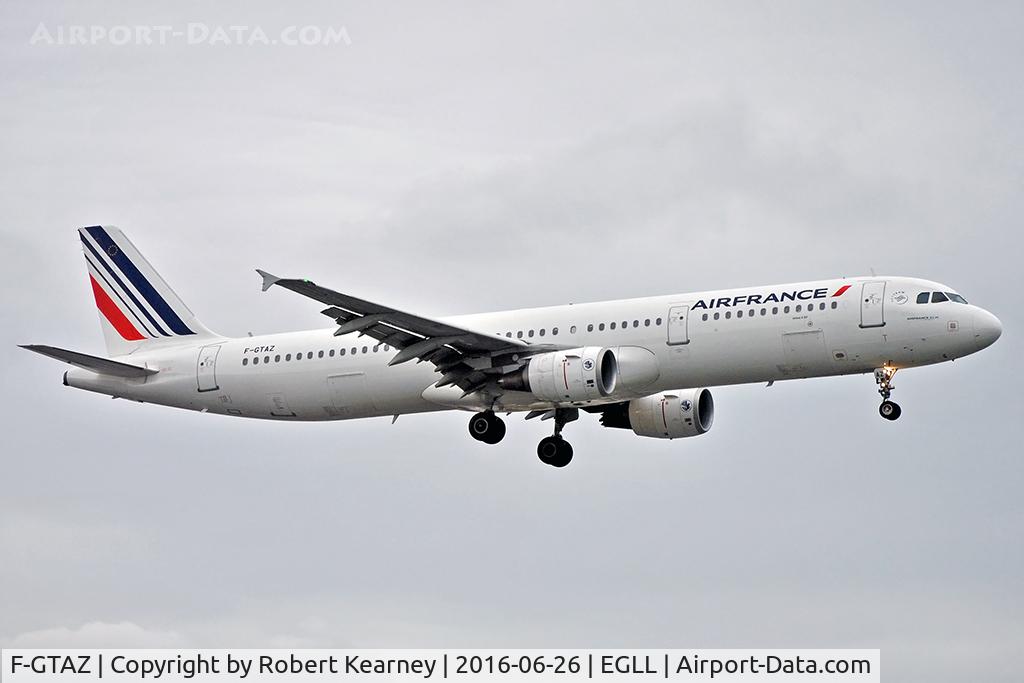 F-GTAZ, 2011 Airbus A321-212 C/N 4901, Arriving 27R