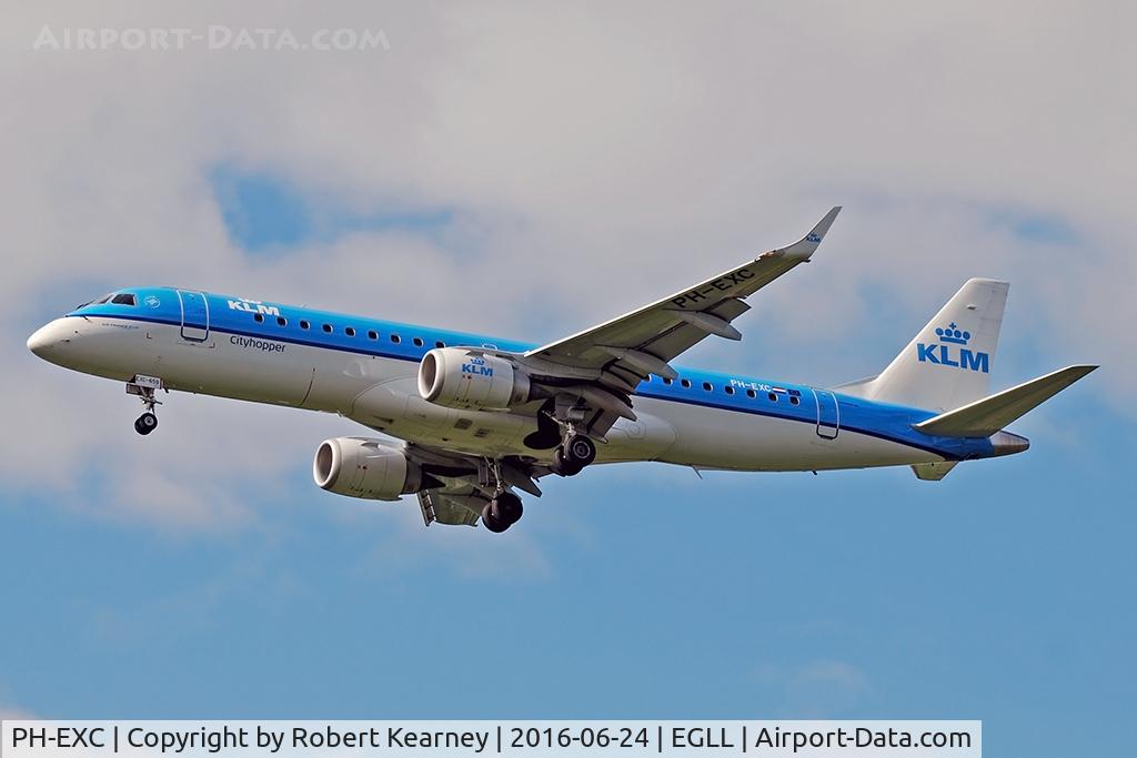 PH-EXC, 2014 Embraer 190STD (ERJ-190-100) C/N 19000659, Arriving 27R