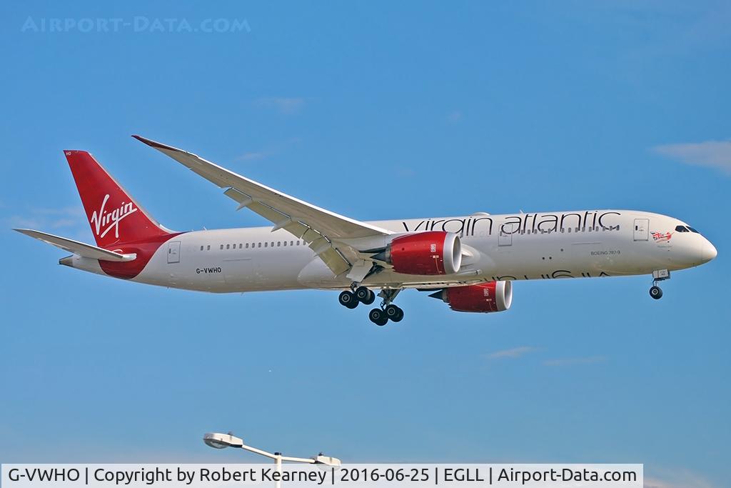G-VWHO, 2015 Boeing 787-9 Dreamliner Dreamliner C/N 37971, Arriving 27R