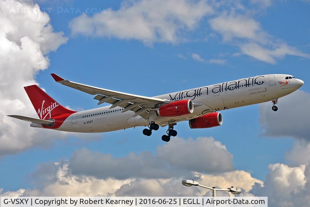 G-VSXY, 2010 Airbus A330-343X C/N 1195, Arriving 27R