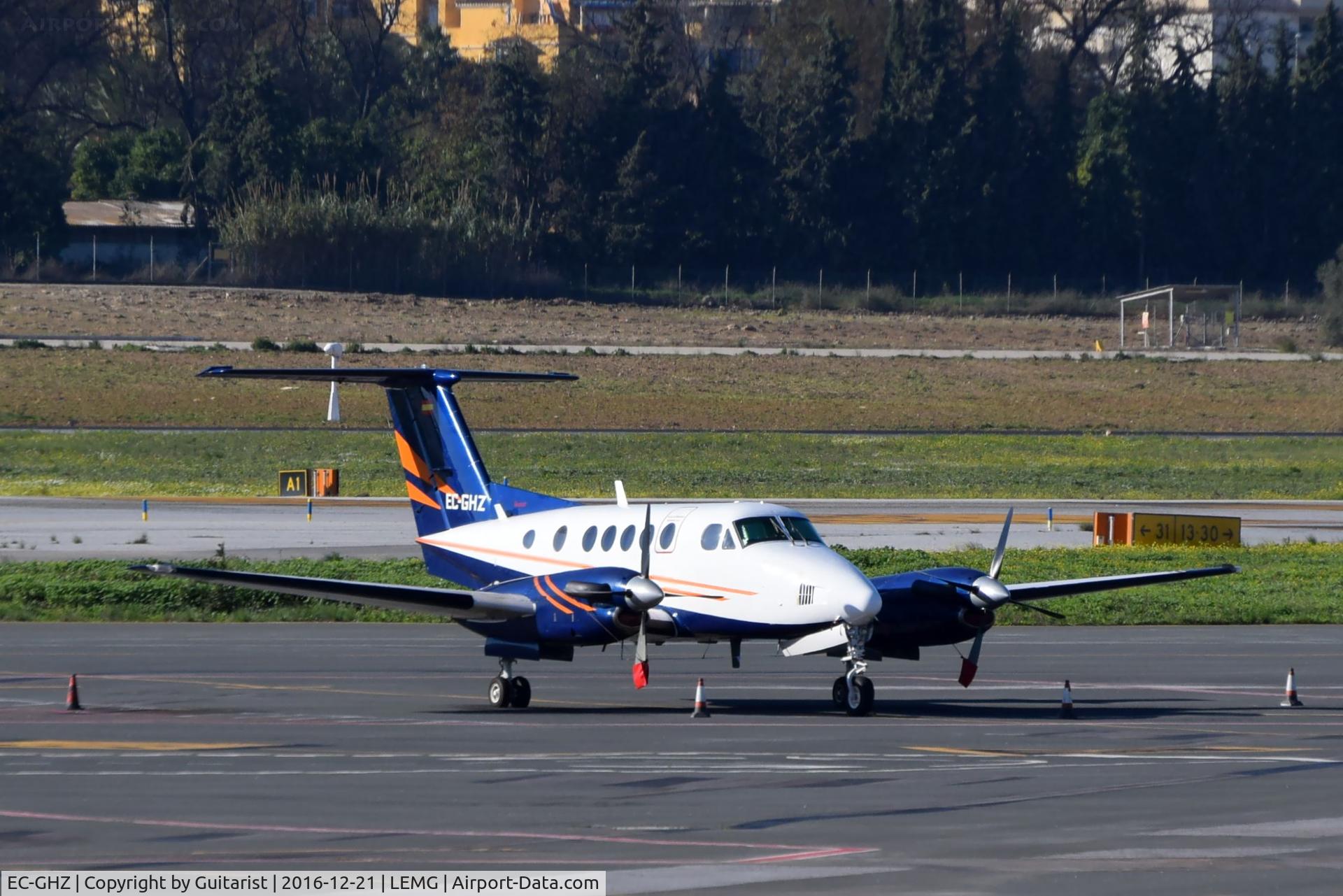 EC-GHZ, 1979 Beech 200 Super King Air C/N BB-555, At Malaga