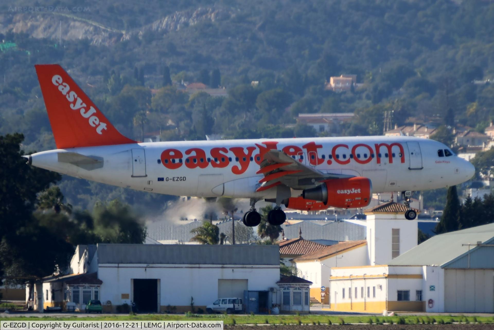 G-EZGD, 2010 Airbus A319-111 C/N 4451, At Malaga