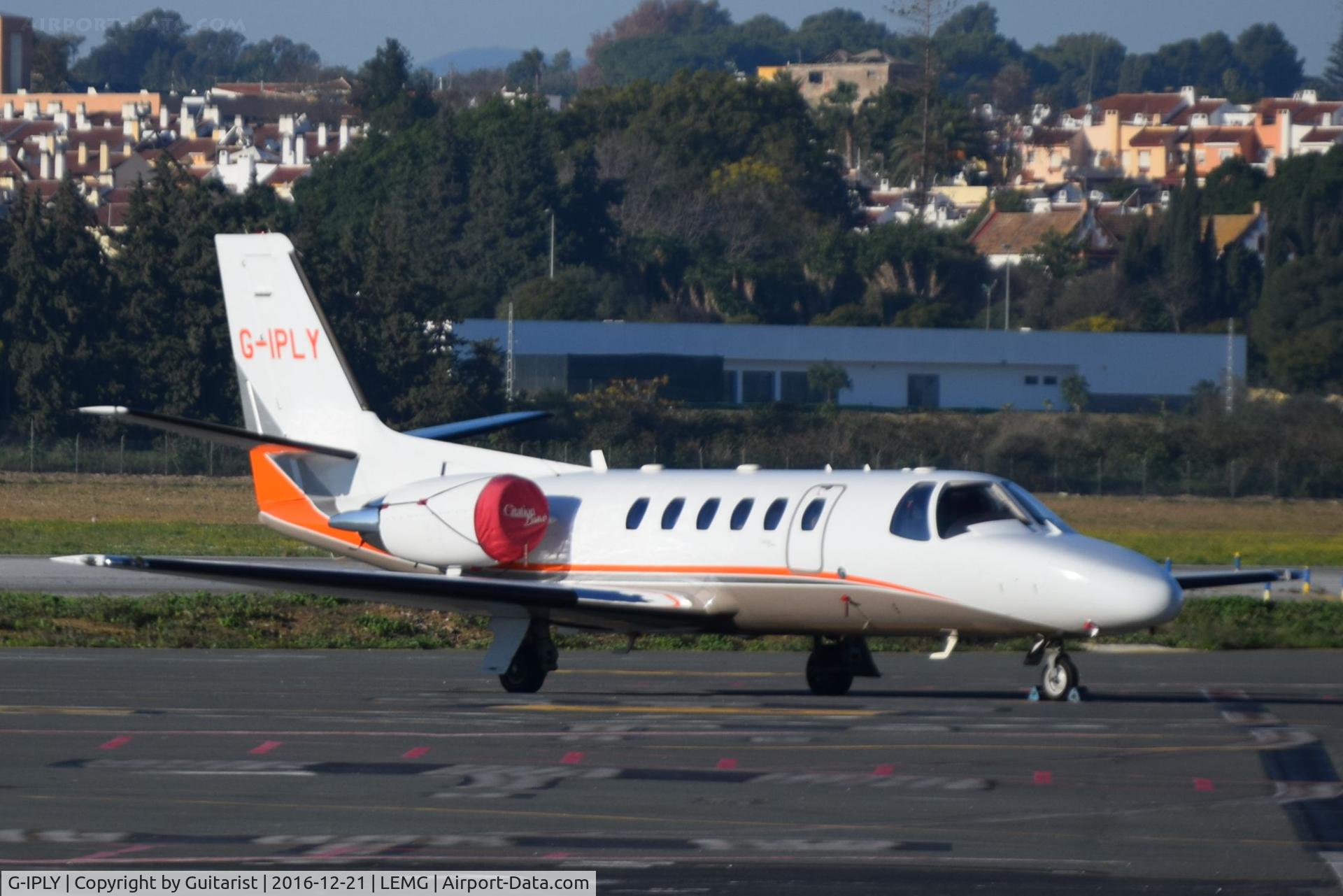 G-IPLY, 2000 Cessna 550 Citation Bravo C/N 550-0927, At Malaga