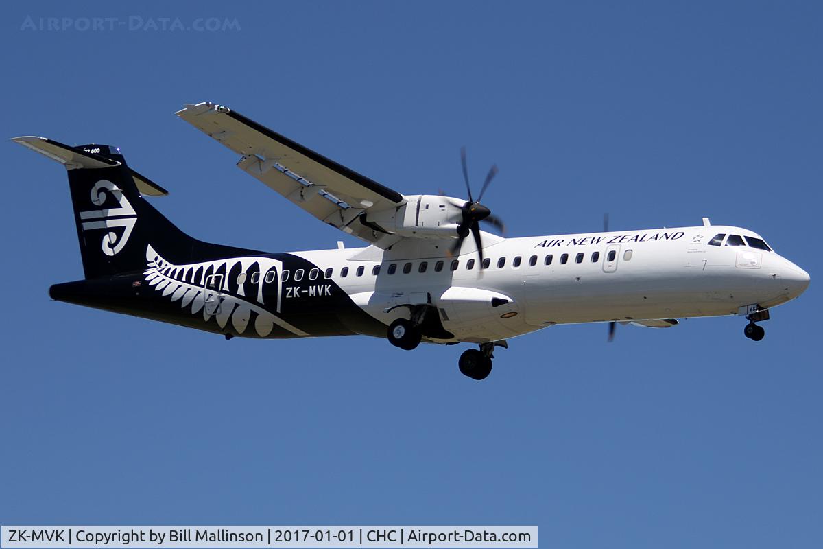 ZK-MVK, 2016 ATR 72-600 (72-212A) C/N 1330, NZ5062 from IVC