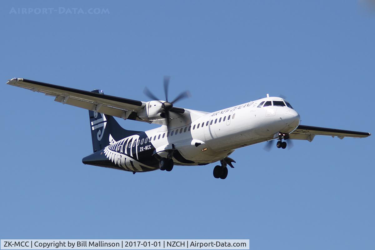 ZK-MCC, 1995 ATR 72-212 C/N 464, NZ5357 from PMR