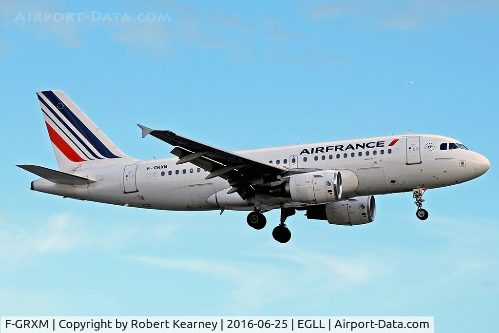 F-GRXM, 2006 Airbus A319-111 C/N 2961, Arriving 27R