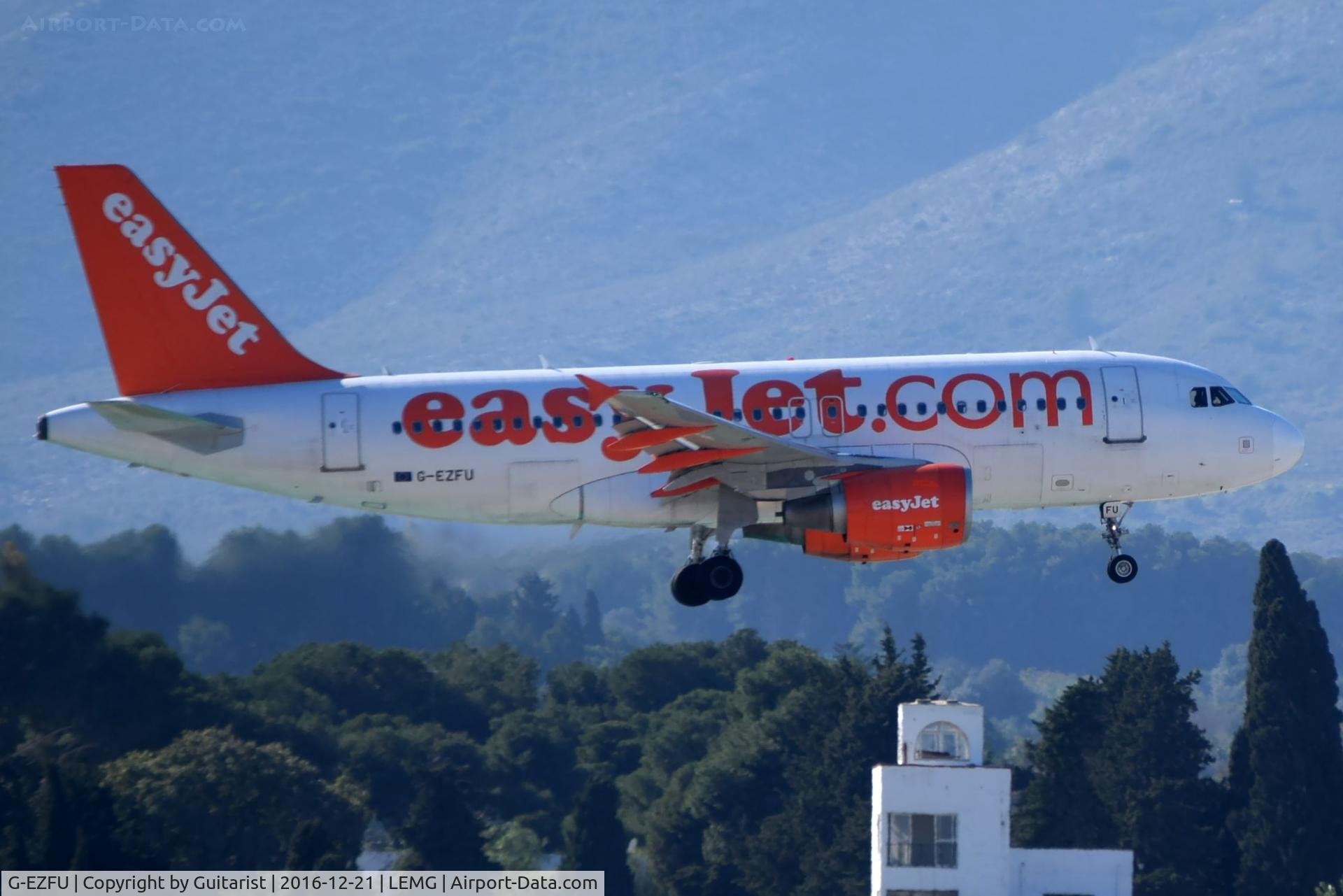 G-EZFU, 2010 Airbus A319-111 C/N 4313, At Malaga