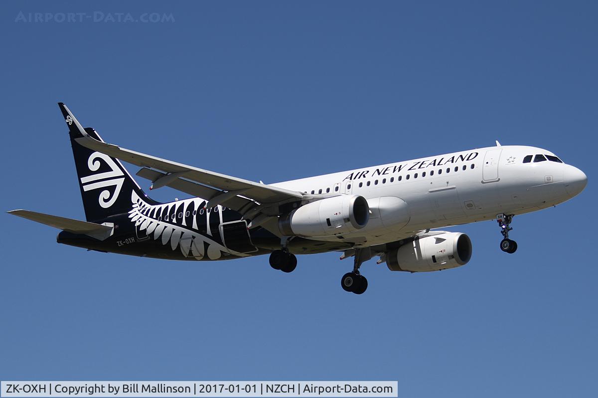 ZK-OXH, 2015 Airbus A320-232 C/N 6471, NZ636 from ZQN