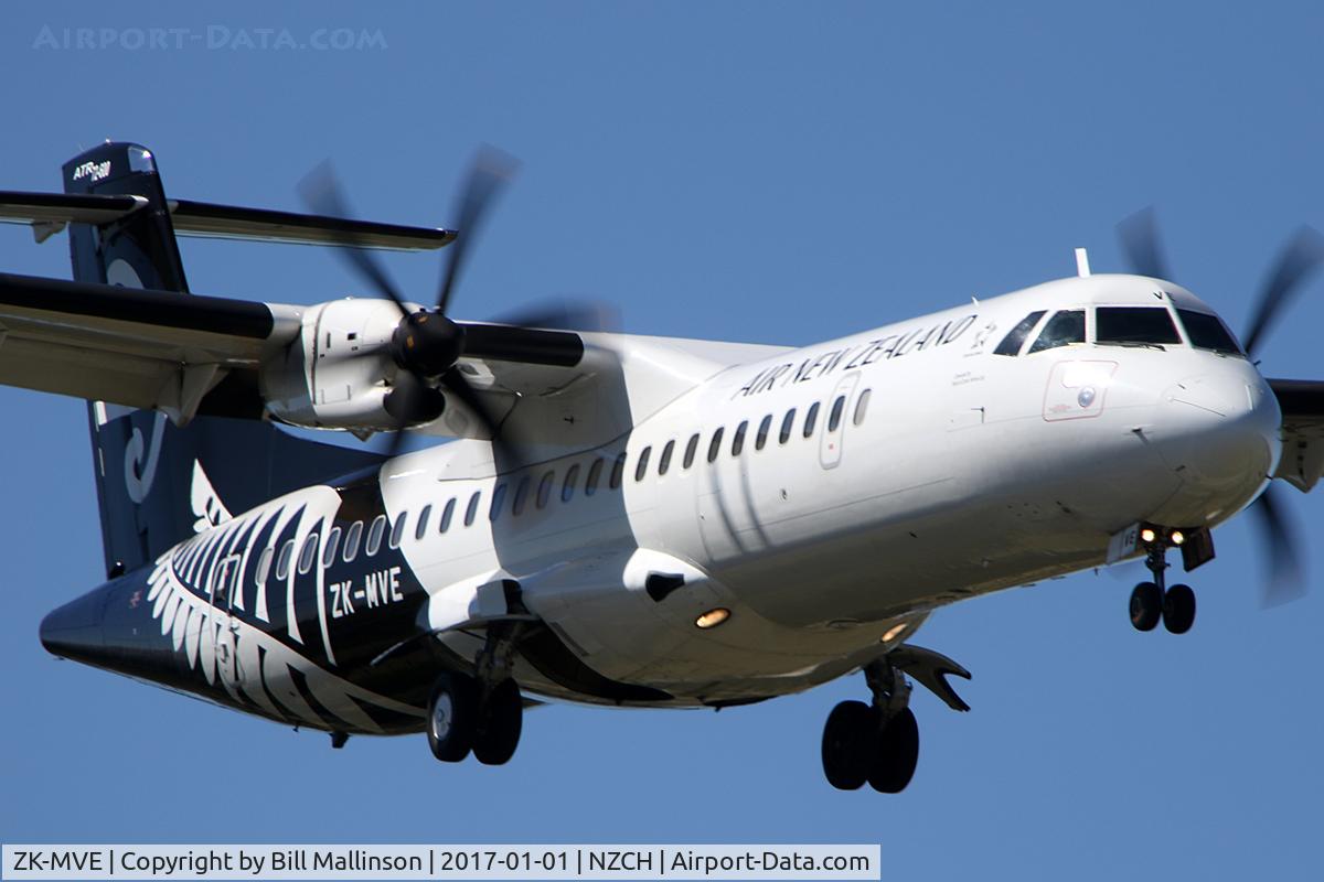 ZK-MVE, 2014 ATR 72-212A C/N 1182, NZ5052 from DUD