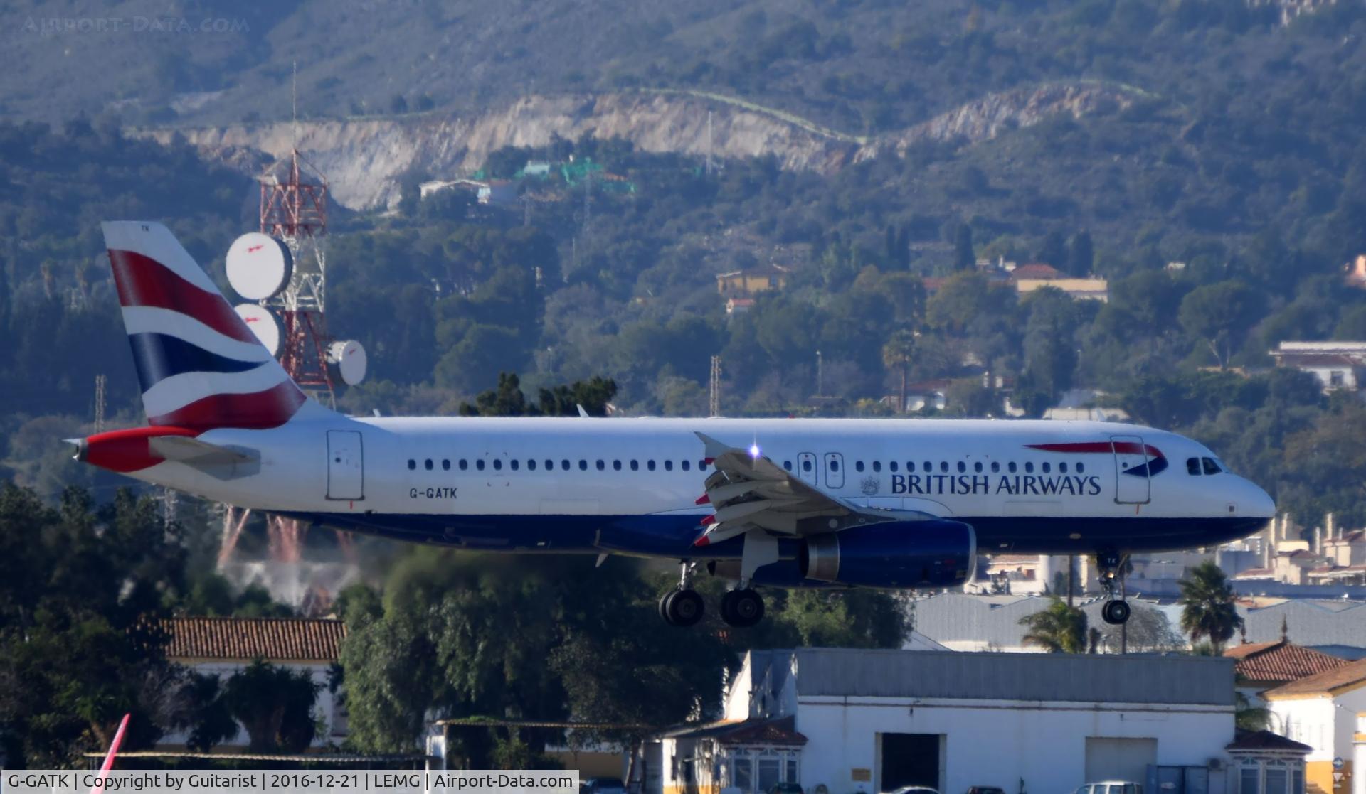 G-GATK, 2002 Airbus A320-233 C/N 1902, At Malaga