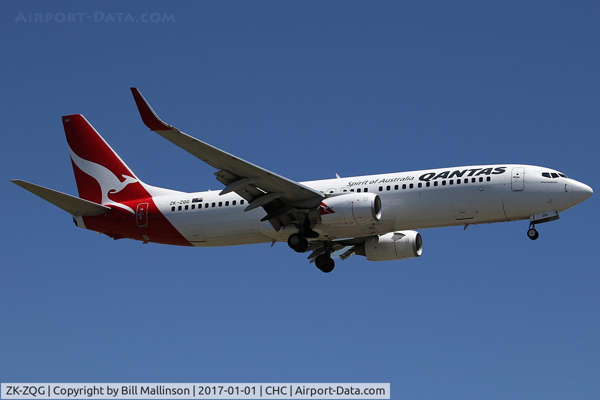 ZK-ZQG, 2011 Boeing 737-838 C/N 34190, QF135 from BNE