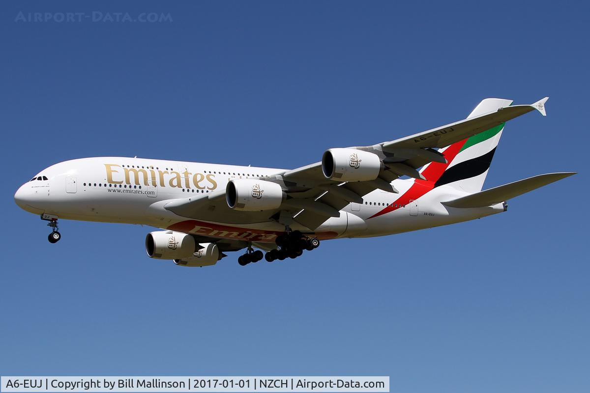 A6-EUJ, 2016 Airbus A380-861 C/N 222, EK412 from SYD