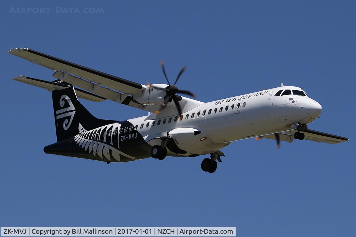 ZK-MVJ, 2016 ATR 72-600 (72-212A) C/N 1319, NZ5717 from WLG