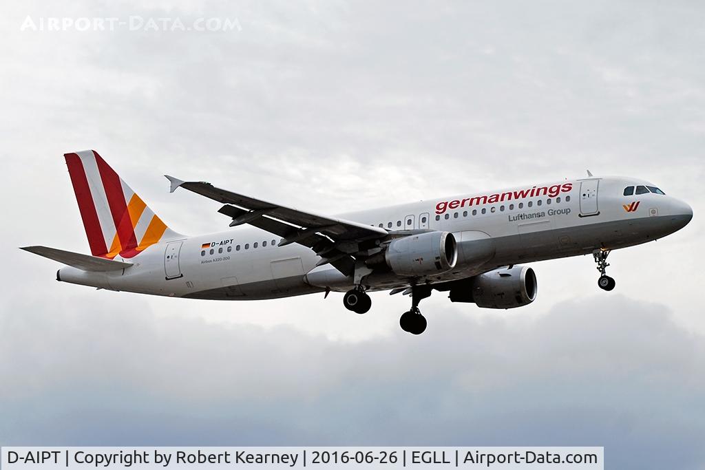 D-AIPT, 1990 Airbus A320-211 C/N 117, Arriving 27R