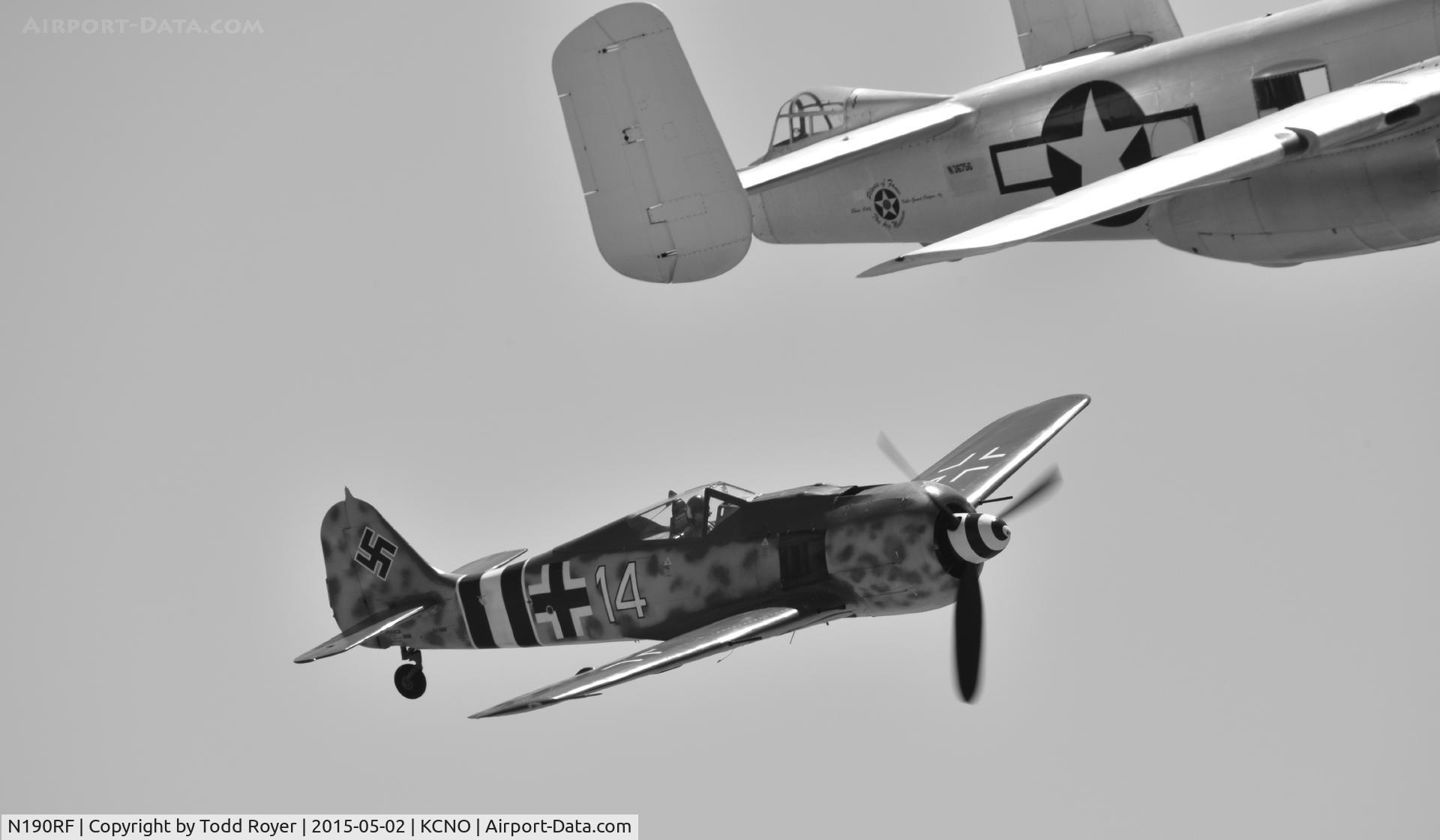 N190RF, Focke-Wulf Fw-190A-9 C/N 980 574, Planes of fame airshow