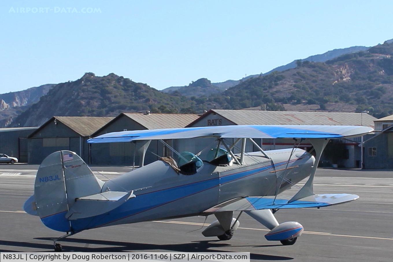 N83JL, Steen Skybolt C/N 1AC, 1990 Labelle STEEN SKYBOLT, Lycoming O-320 160 Hp, E-AB
