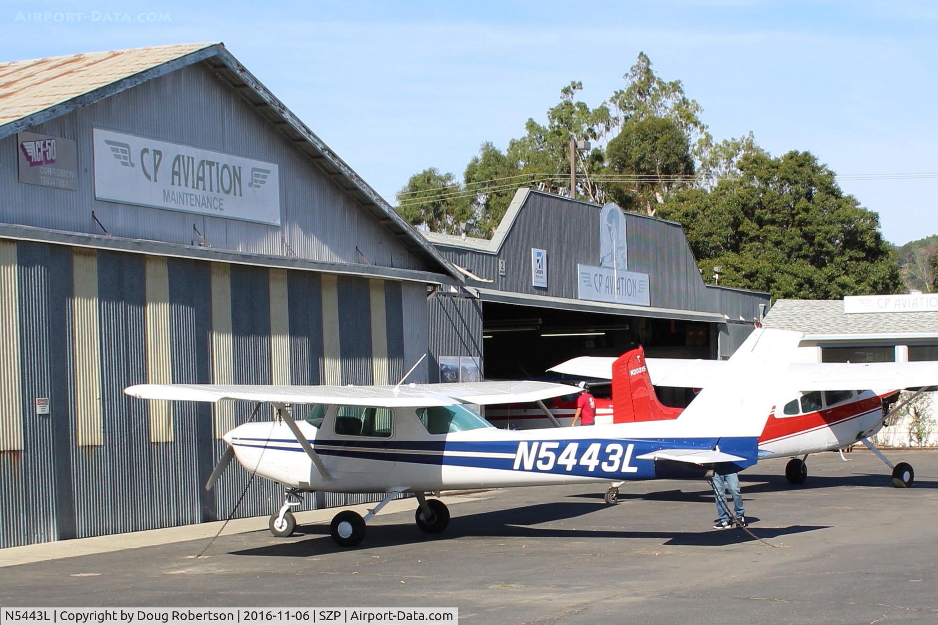 N5443L, 1980 Cessna 152 C/N 15284315, 1980 Cessna 152, Lycoming O-235 115 Hp